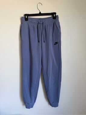 Women’s Nike Sweatpants Joggers Size Small Stitched Logo Blue/Purple Color Shirt
